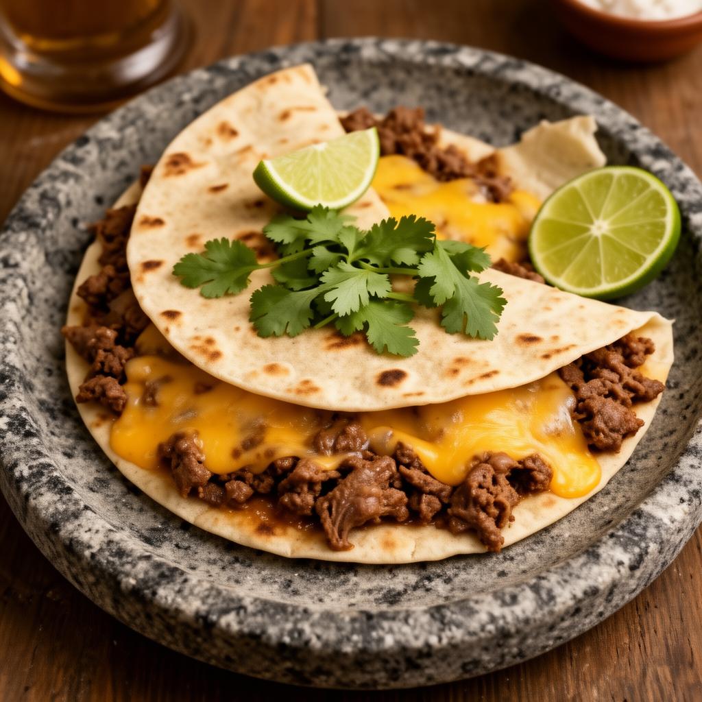 Quesadilla Birria de Pollo en La Burrada